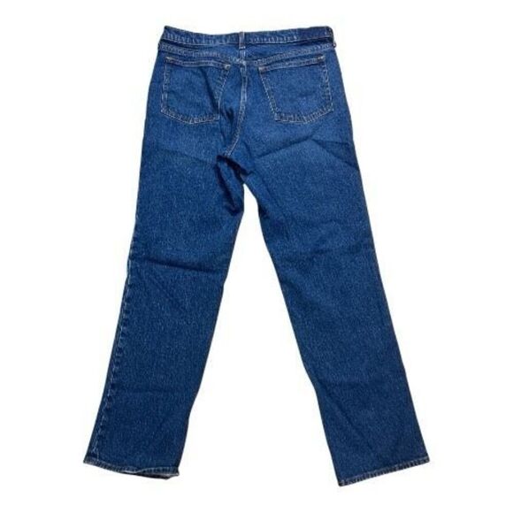 Abercrombie & Fitch Women Blue Size 30/10R The Straight Mid Rise Mid Wash Jeans - Picture 13 of 13